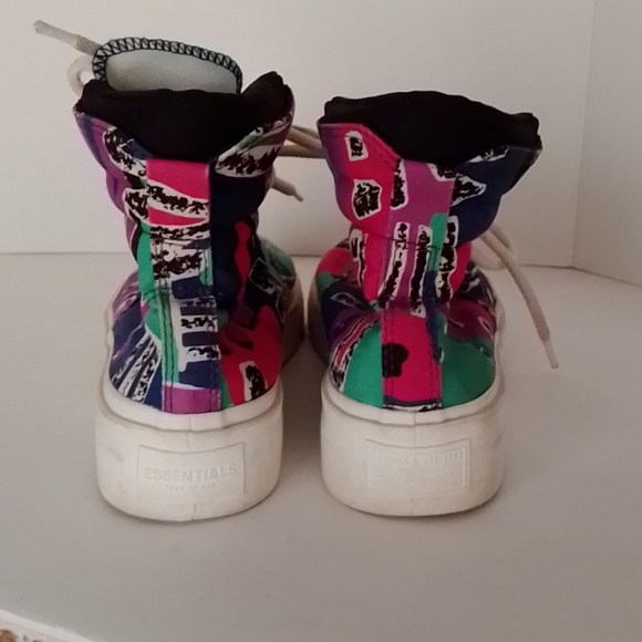 Fear of God Converse high top sneakers 80s print M 5 WM 6.5 - Picture 3 of 10